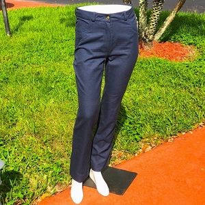 Dior Navy Blue Boot Cut Pants